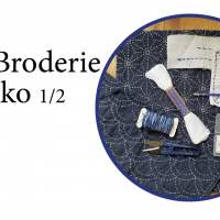 Atelier Broderie – Initiation Sashiko, broderie japonaise (1re partie)