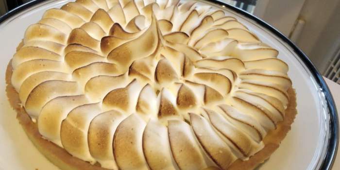 Atelier Pâtisserie - Tarte au citron meringuée