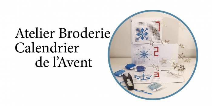 Atelier Broderie : Calendrier de l'Avent - Broderie sur carton