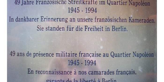 Exposition - 49 ans d'armée française à Berlin 1945 - 1994
