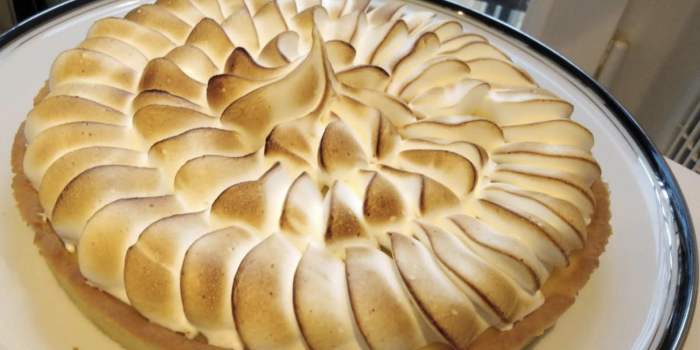 ANNULÉ - atelier Pâtisserie -Tarte au citron meringuée
