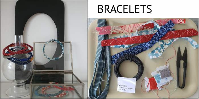 Atelier C'est moi qui l'ai fait : Bracelets en tissu